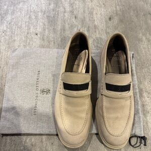 Pre owned Brunello cucinelli Penny loafers size 39.5